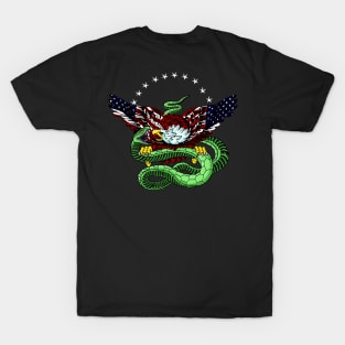 Awesome eagle with snake T-Shirt